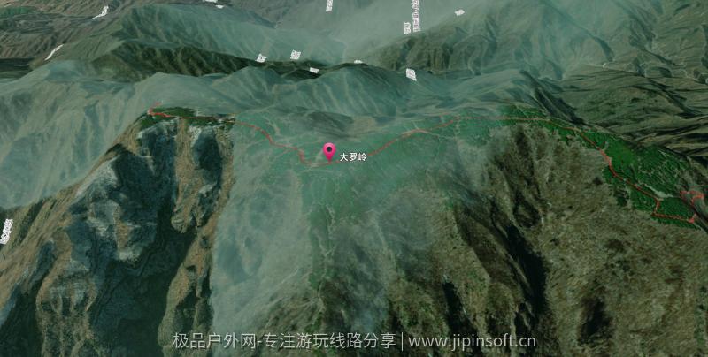 大罗岭二十四里天街:史前文明的夷平面
